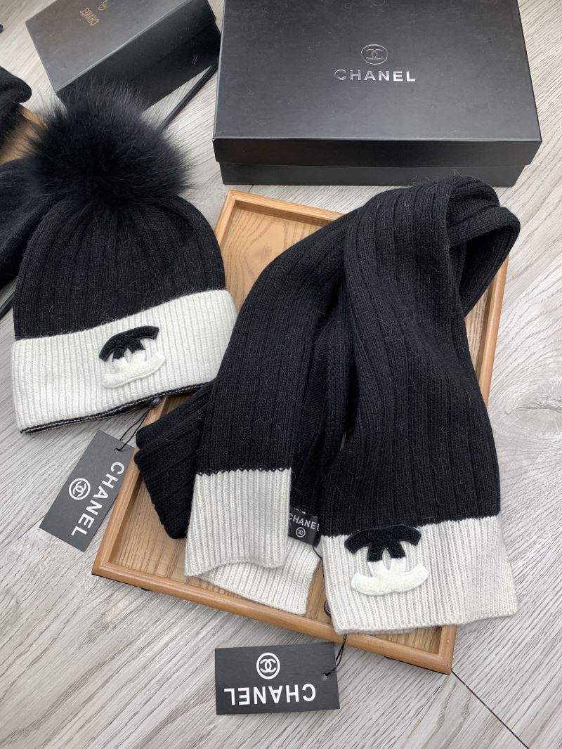 Chanel Caps Scarfs